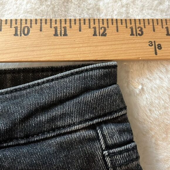 New! ZARA The Skinny with Split Hem Ash black Jeans Size 4 - Picture 14 of 16